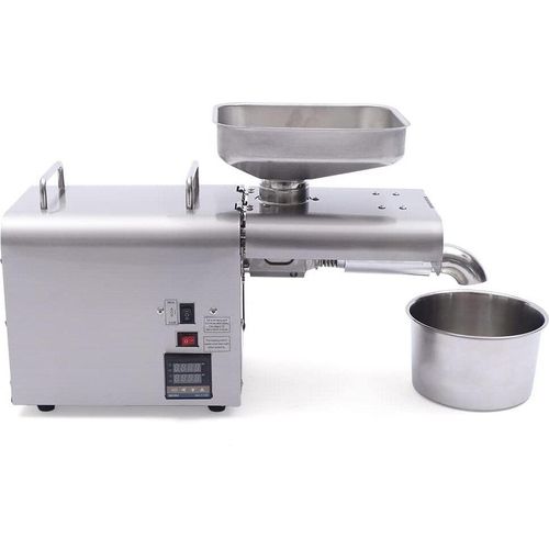 Ölpressemaschine 750W Edelstahl Ölpresse Automatischer Ölextraktor Öl Extraktion Expeller