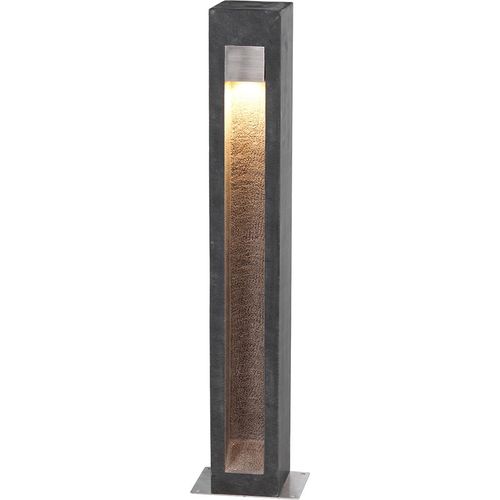 Parkstone Pollerleuchte Basaltstein, Edelstahl Elstead Lighting PARKSTONE-BOL-A