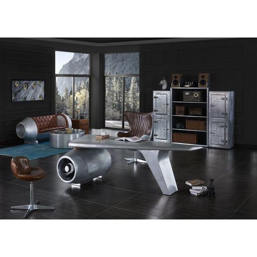 Flugzeug Flügel Schreibtisch Bürotisch Tisch Aviator Design Luxus Möbel Tische
