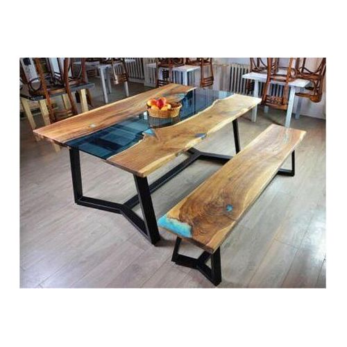 Design Tisch Bank Esstisch Küchentisch Wohnzimmer Tische Bänke Massiv 2tlg neu