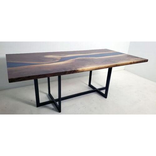 Esstisch Design Tisch Harz Moderne Tische Meer Ozean Fluss Möbel 220x90 Epoxid