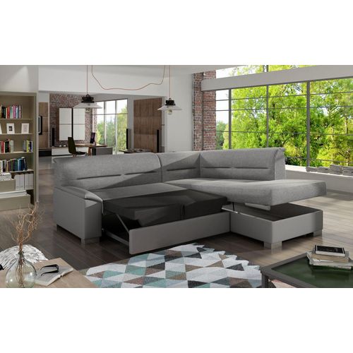Schlafsofa Sofa Polster Wohnzimmer Textil Ecksofa Couch Sitz Garnitur Sofas