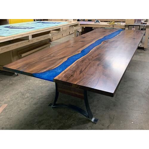 Epoxidharz Esstisch River Table 240x100 Flusstisch Neu Echtes Holz Tische Massiv