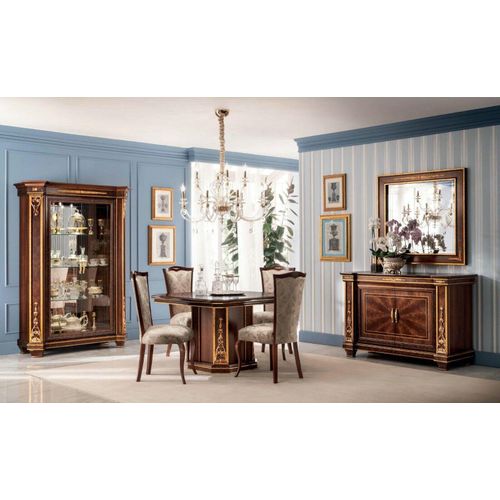 Klassischer Designer Holztisch Tisch Tische Barock Rokoko Antik Stil Möbel Italy