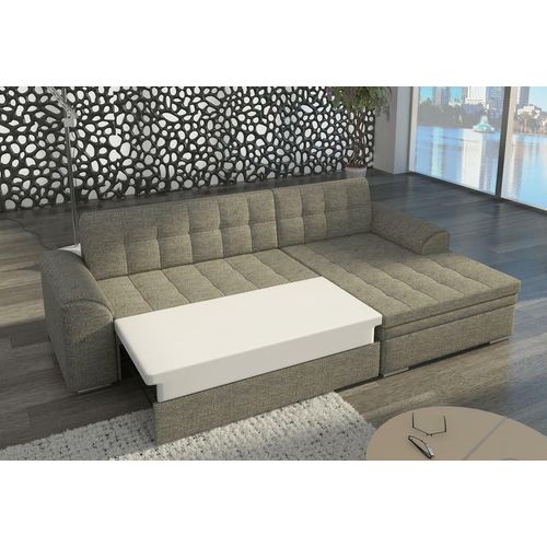 Sofa Ecksofa Schlafsofa Bettfunktion Couch Leder Textil Polster Sofas Neu 7330
