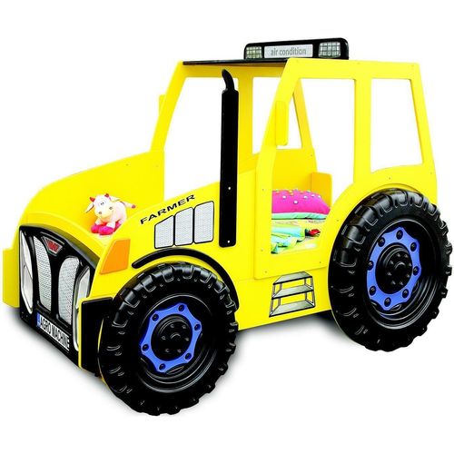Bauer Farmer Truck Kinder Kinderbett Jugendbett Bett Traktor Gelb Neu Betten