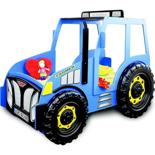Bauer Farmer Truck Kinder Kinderbett Jugendbett Bett Traktor Blau Neu Betten