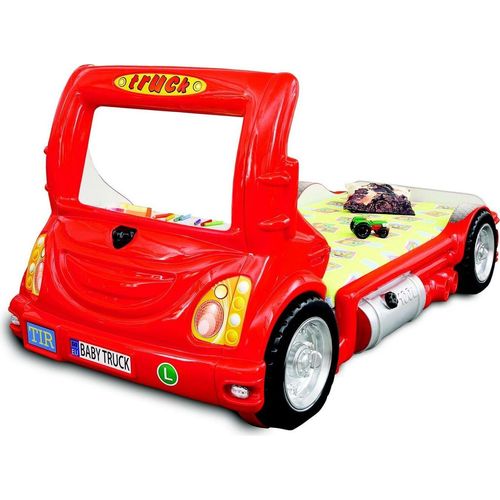 LKW Auto Truck Kinder Kinderbett Jugendbett Bett Betten Kindermöbel Neu rot