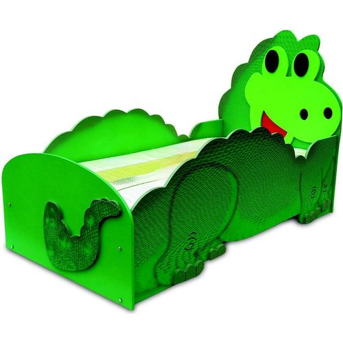 Dino Groß Bett mit Matratze Kinderbett Kinderzimmer Kinder Zimmer Betten Holz