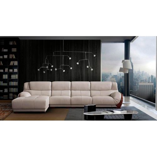 Eck Sofa Leder Polster Sitz Eck Couch Garnitur Wohn Zimmer Landschaft Sofas Neu
