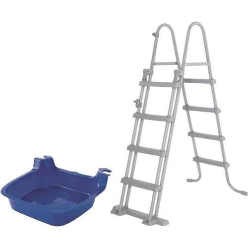 Bestway - Sicherheit Poolleiter 122 cm & Fußbad