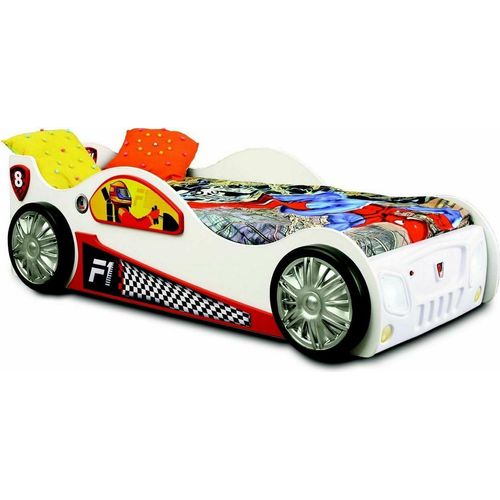 Rennwagen Auto Bett Kinder Möbel Schlaf Zimmer Kind Holz Betten + Matratze Neu