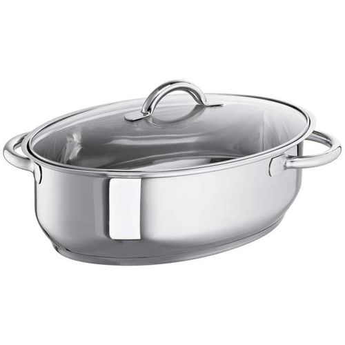 Bräter SCHULTE-UFER, silber (silberfarben), Ø:38cm, Töpfe, Induktion