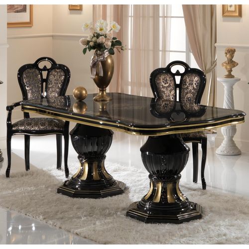 Italienische Designer Möbel Tisch Sessel Ess Zimmer Klassische Möbel Tische neu