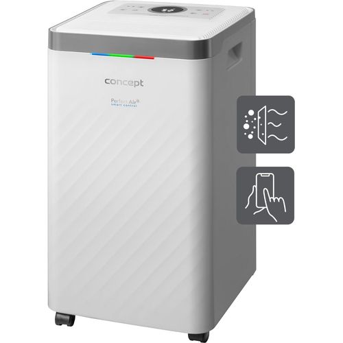 Luftreiniger mit Luftentfeuchter PERFECT AIR SMART OV2012 Timer 2 Leistungsstufen Automatischer Modus 12 l/Tag 210 W