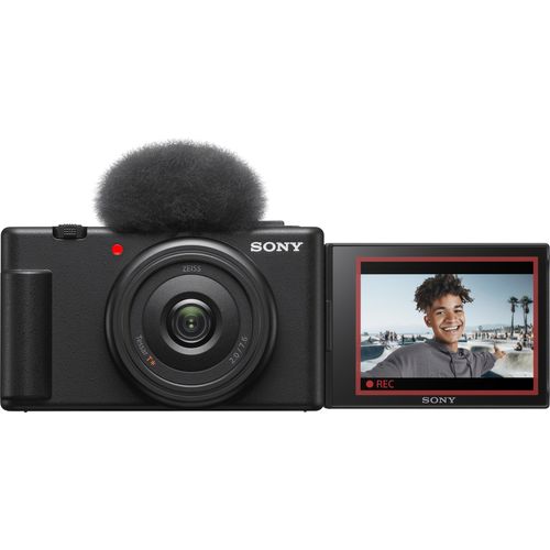 Sony Vlog-Kamera ZV-1F schwarz 20,1 MP Touchscreen 4K Videos Slow-Motion CMOS