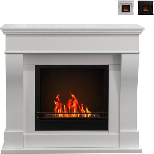 Bioethanol-Bodenkamin Biokamin WASHINGTON Weiß L111 x T43 x H99