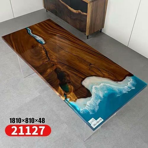 Esstisch River Table Echtes Holz Flusstisch 181x81cm Massive Tische Epoxidharz