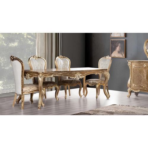 Tisch Esszimmertisch Esstisch Esszimmer Holz Tische Barock Ess Luxus Möbel Neu