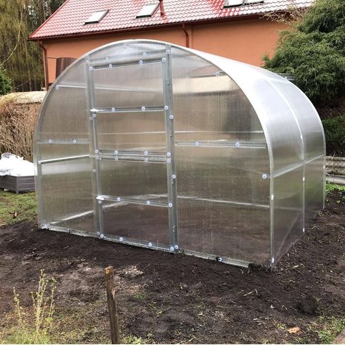 Gewächshaus BALTIC LT 3x2m (L x B) mit 6 mm polycarbonat.