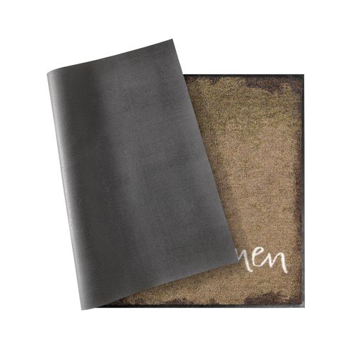 Fußmatte SALONLOEWE Gr. 3, grau (taupe), B:60cm H:7mm L:85cm, Polyamid, Polyamid, Teppiche