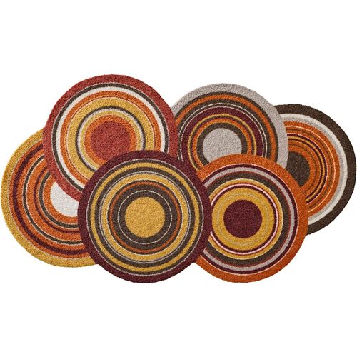 Fußmatte Gr. 2, orange (terracotta), B:175cm H:7mm L:110cm, Polyamid, Polyamid, Teppiche
