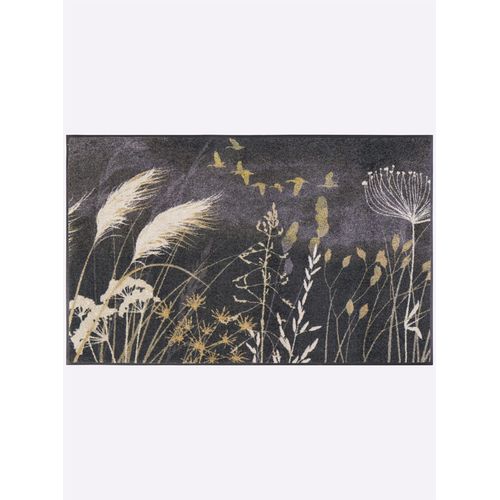 Fußmatte Gr. 2, grau (anthrazit, natur), B:50cm H:7mm L:75cm, Polyamid, Kunstfaser, Teppiche
