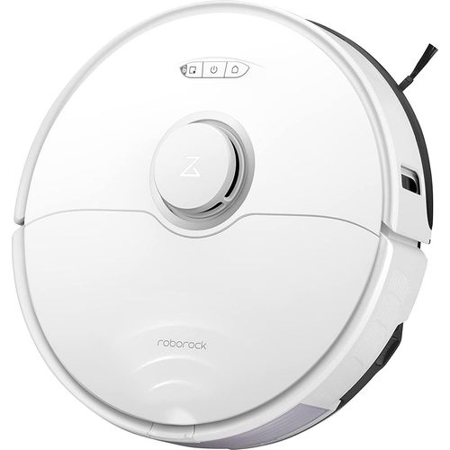 Roborock S8 Staubsauger Roboter Sonic Saugroboter 6000Pa DuoRoller-Bürste VibraRise Wischen 3D-Mapping 3D-Strukturiertes Licht LiDAR Kindersicherung APP Control (Weiß)