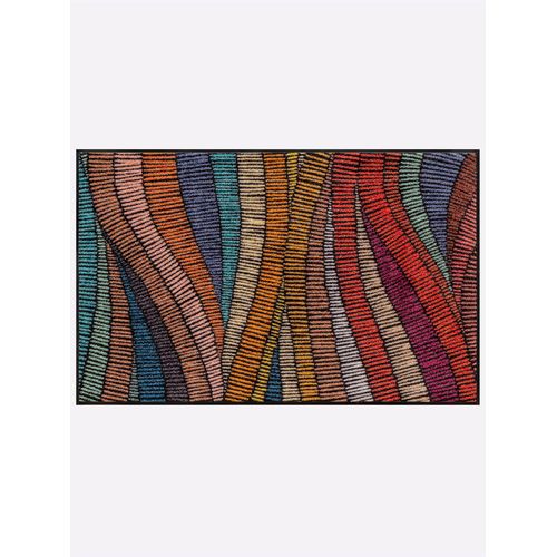 Fußmatte Gr. 3, bunt (rot, bunt), B:60cm H:7mm L:85cm, Polyamid, Polyamid, Teppiche
