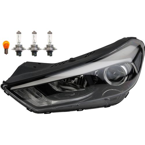 Johns, Scheinwerfer Links passend für Hyundai Tucson m. LWR + Blinker mit Leuchtmitteln 92101D7100