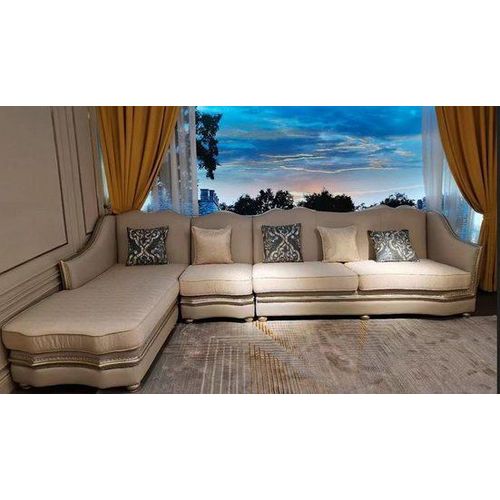 Wohnzimmer Textil L-Form Luxus Sofas Sofas Ecke Ecksofa Couch Polstermöbel Neu