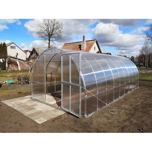 Gewächshaus KLASIKA TUBE 3x6m mit fundamenten und 4mm Polycarbonat;