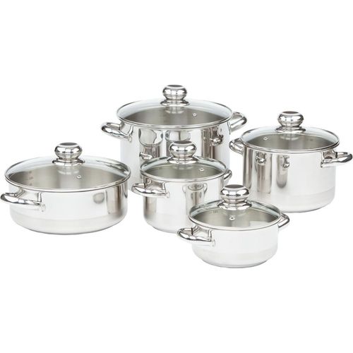 Premium-Kochgeschirr-Set 10-teilig