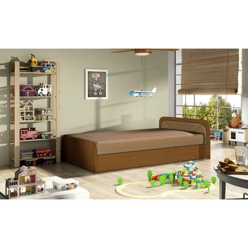 Kinder Zimmer Polsterbett Bett Betten Holz Schlaf Sofa Matratze 80x190cm Neu