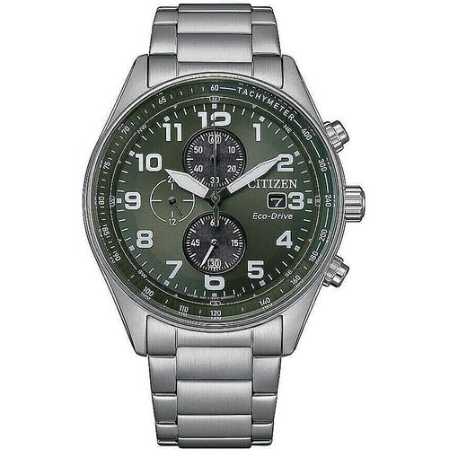 Chronograph Citizen Versilbert/Stahl Kollektion - mann