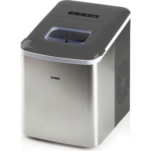 Domo Eiswürfelmaschine de Eiswürfelmaschine de Edelstahl, 120 W, 1,8 Liter, 18/8