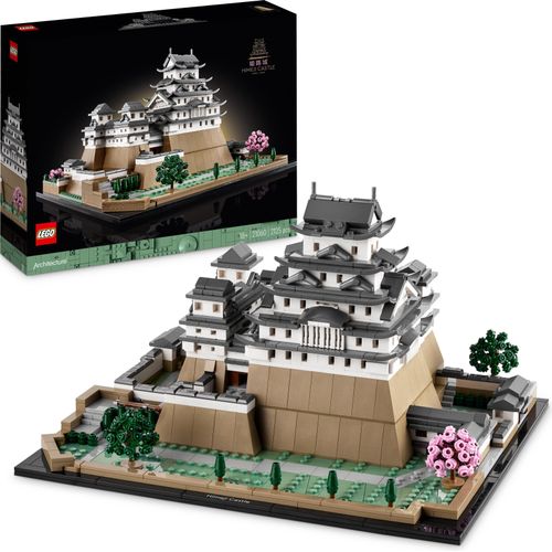 LEGO 21060 Architecture Burg Himeji, Modellbausatz für Erwachsene, Wahrzeichen-Kollektion, Set für Fans kreativer Gartenarbeit und japanischer Kultur, mit Kirschblütenbaum, Geschenk für Sie und Ihn