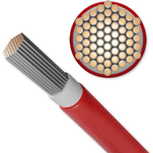 Qoltec 53852 Kabel solarphotovoltaik | 6mm² | 100m | rot