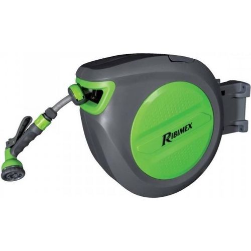Aufrollbarer Gartenschlauch RIBIMEX, automatischer Aufroller