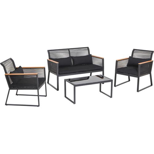 Terrassenmöbel-Set für 4-Sitzer-Terrasse