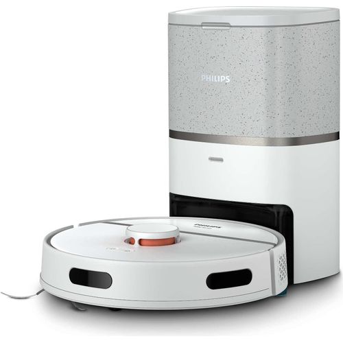 Philips HomeRun 3000 Serie Aqua Staubsaugerroboter mit Wischfunktion, bis zu 200 Min. Akku, 4 Modi, weiß (XU3110/02)