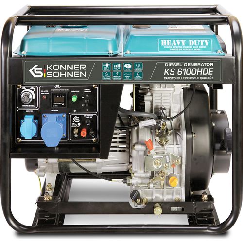 KS 6100HDE Stromerzeuger Stromgenerator Diesel Notstromaggregat 5.5kW