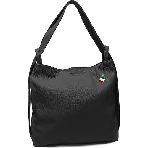 Cityrucksack schwarz Florence Tasche Rucksack Leder D2OTF611S