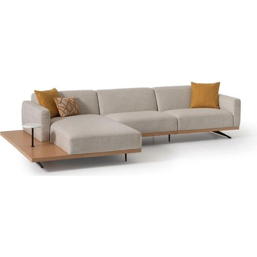 Stoff Ecksofa Couch Polster Wohnlandschaft Eckgarnitur Eckcouch Couchen