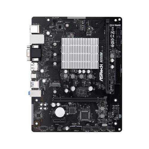 ASRock N100M Intel N100 CPU(3,4GHz) mATX HDMI/DVI DDR4 retail