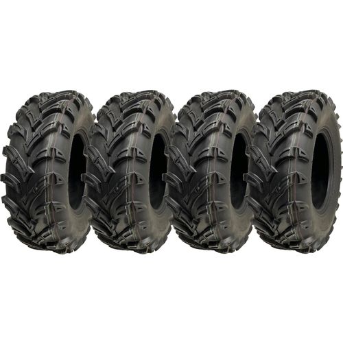 25x8.00-12 ATV Quad Reifen 6ply 14psi Wanda P377 Road Legal Reifen 65J (Satz von 4)