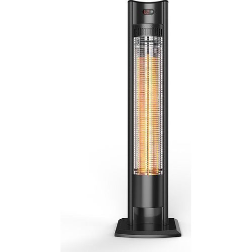 Westmann Infrarot Heizstrahler Tornado Schwarz 7x17x104 cm