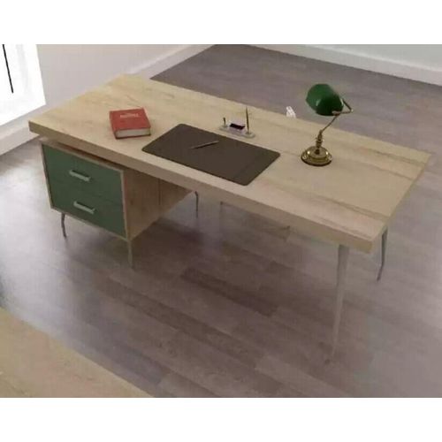 Schreibtisch braun Luxus Holz neu JVmoebel