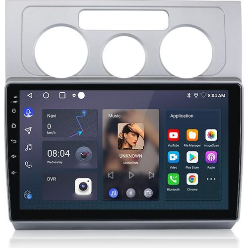 Einbau-Navigationsgeräte, Carplay 2+64G Für Touran 2003-2010 10 zoll Autoradio GPS Navi WIFI BT SWC RDS Android12 DAB 4Kern