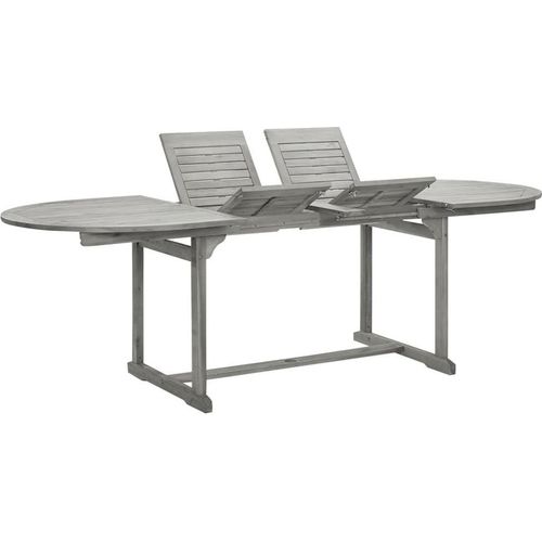 Garten-Esstisch (160-240)x100x75 cm Massivholz Akazie